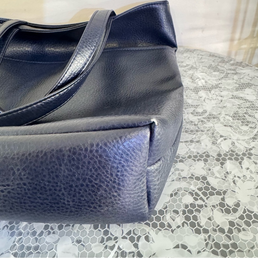 Maalex Leather  Navy Blue Womens Shoulder Bag - Picture 7 of 15